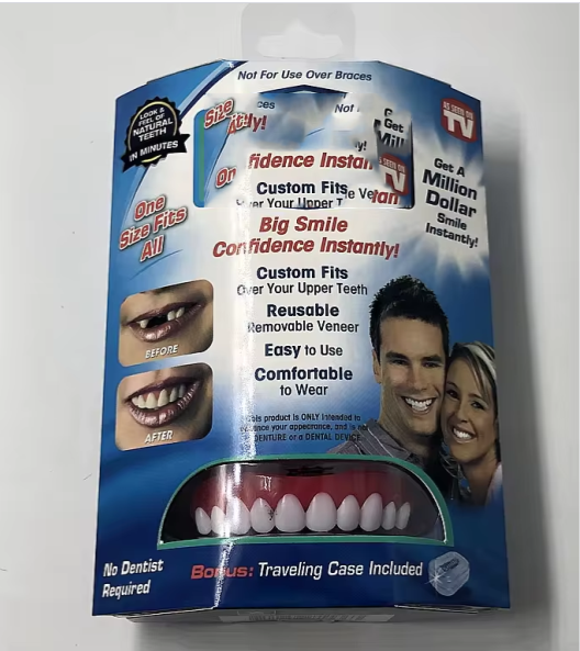 Hot Selling Denture Upper and Lower False Teeth Cover Dental Whitening Veneers