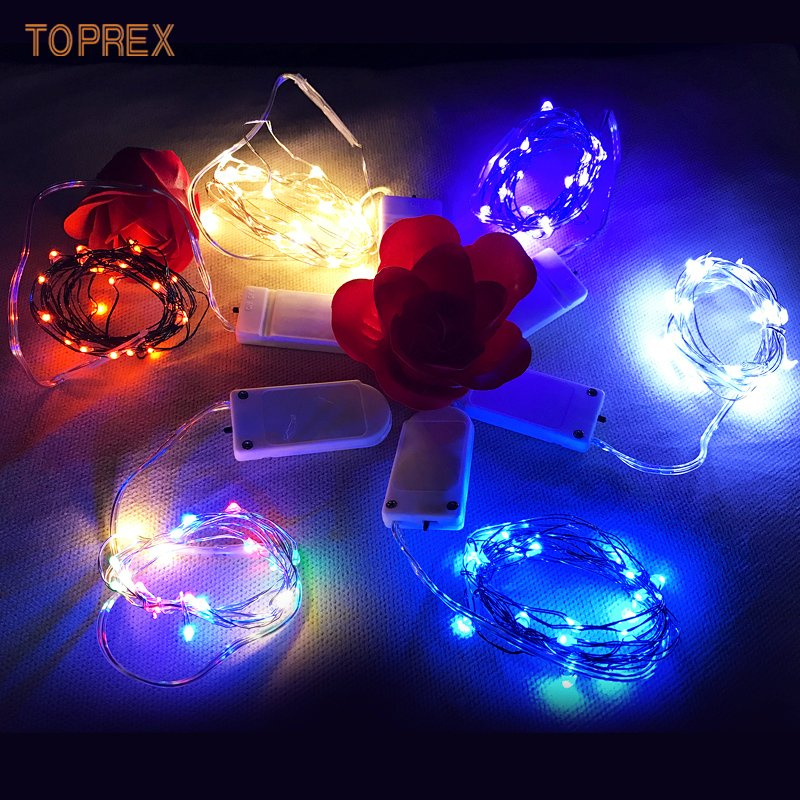 Toprex Wholesale LED Copper String Light Christmas New Year Outdoor Garden Decor Waterproof IP65 for Fairy Night Light