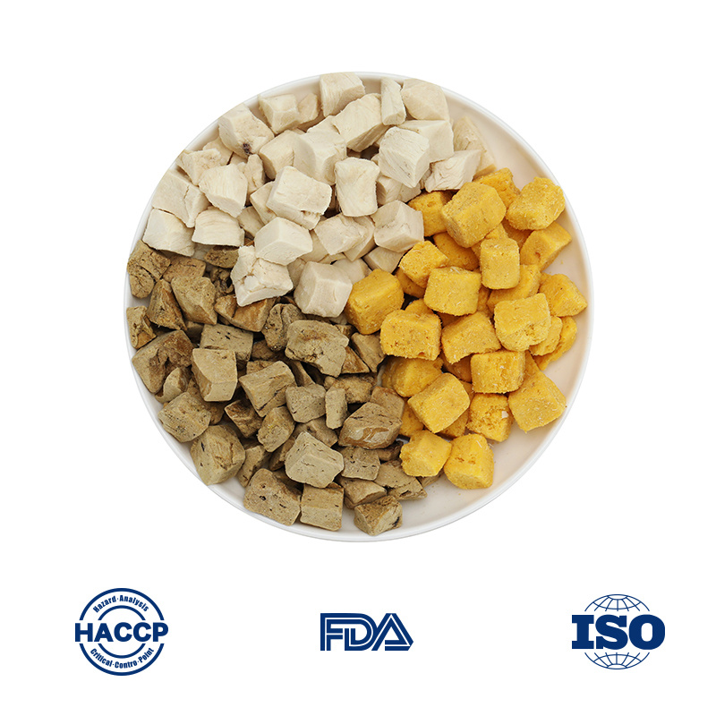 Freeze-Dried Pet Treats 3 Mixed Meat Freeze Dried Food Cat Dog Snacks Bucket Pet Snacks