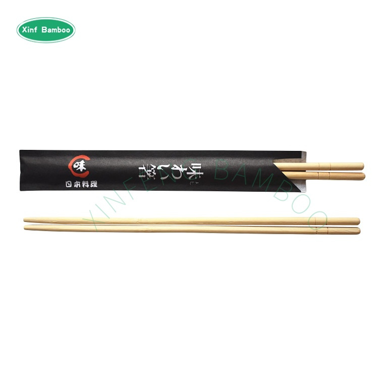 Factory Direct Selling Plastic Packing Bulk Round Bamboo Disposable Chopsticks