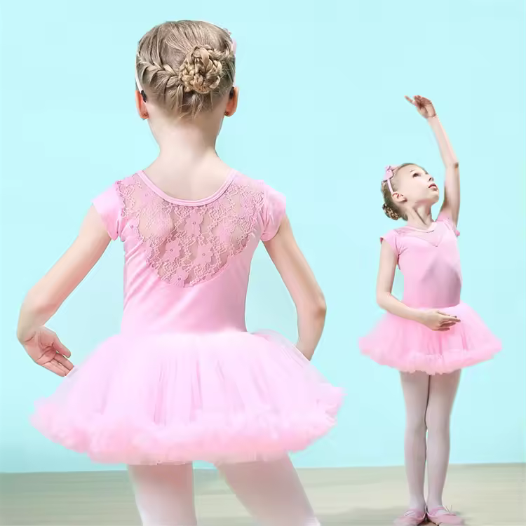 Hot Sale High Quality Kids Girls Ballet Dance Dress Sexy Lace Ballet Tutu Costume