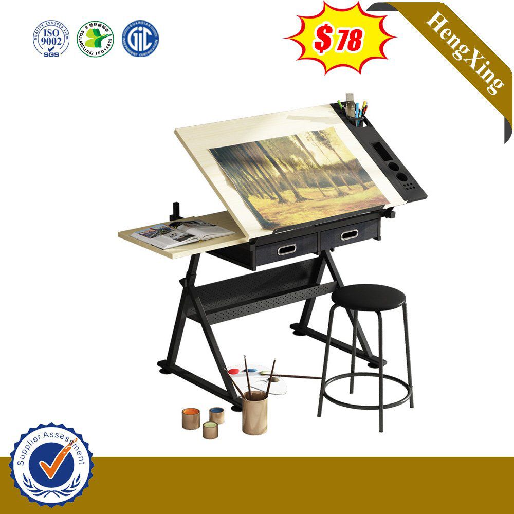 Multi-Functional Height Adjustable Table School Furniture Kid Drawing Table