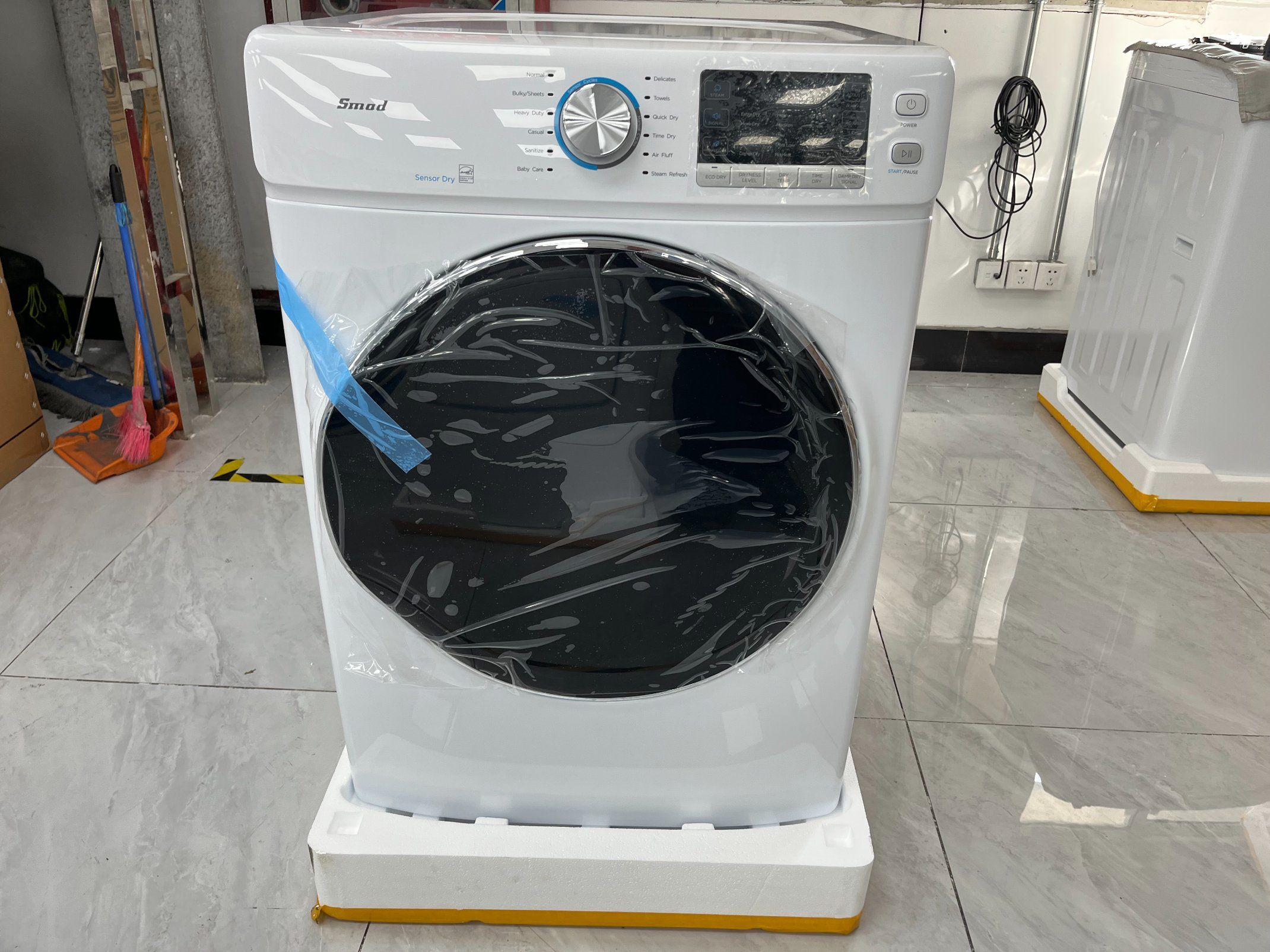 8 Cu. FT 21kg Front Loading Gas Clothes Dryer for Home