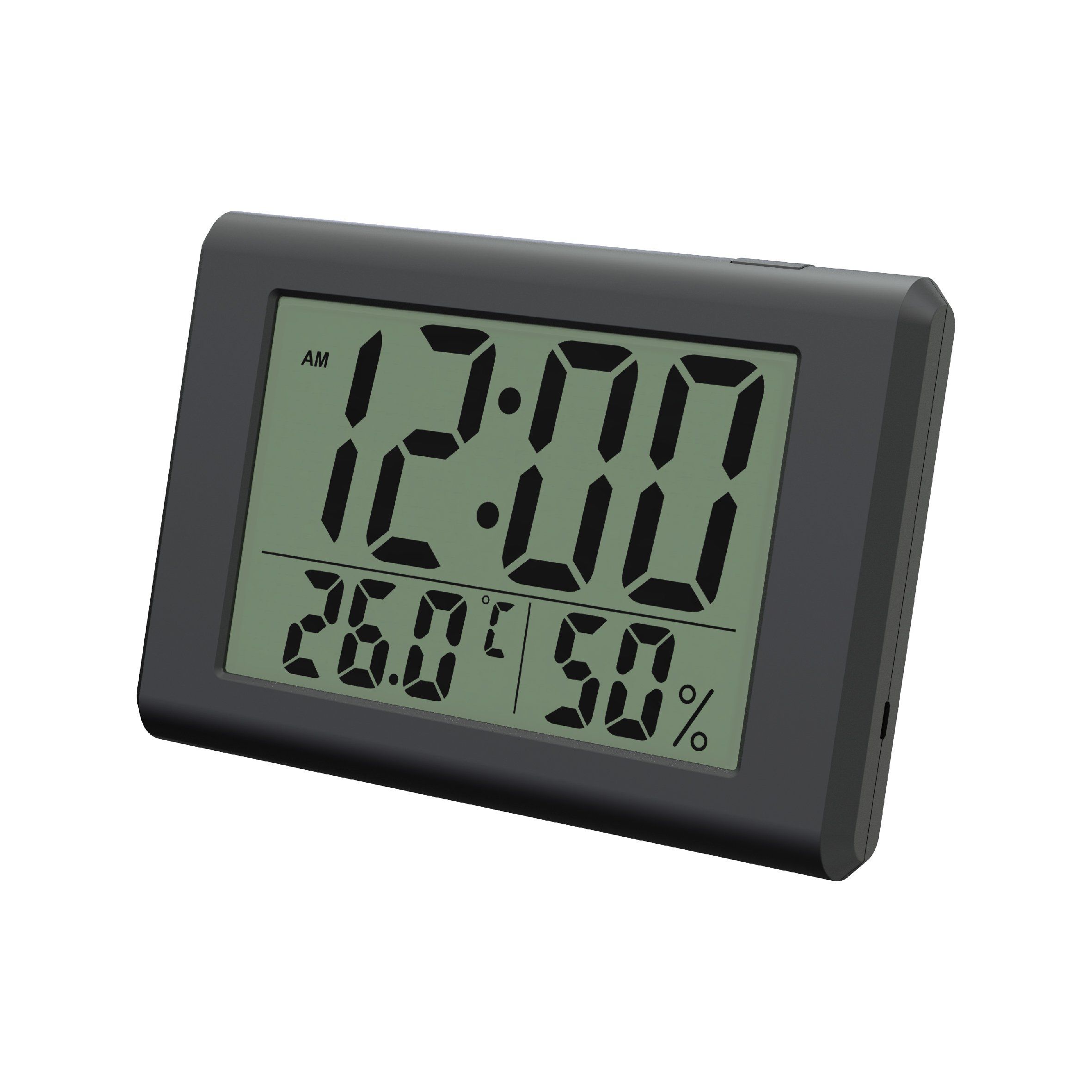 Bright LCD Display Clock for Easy Time Reading