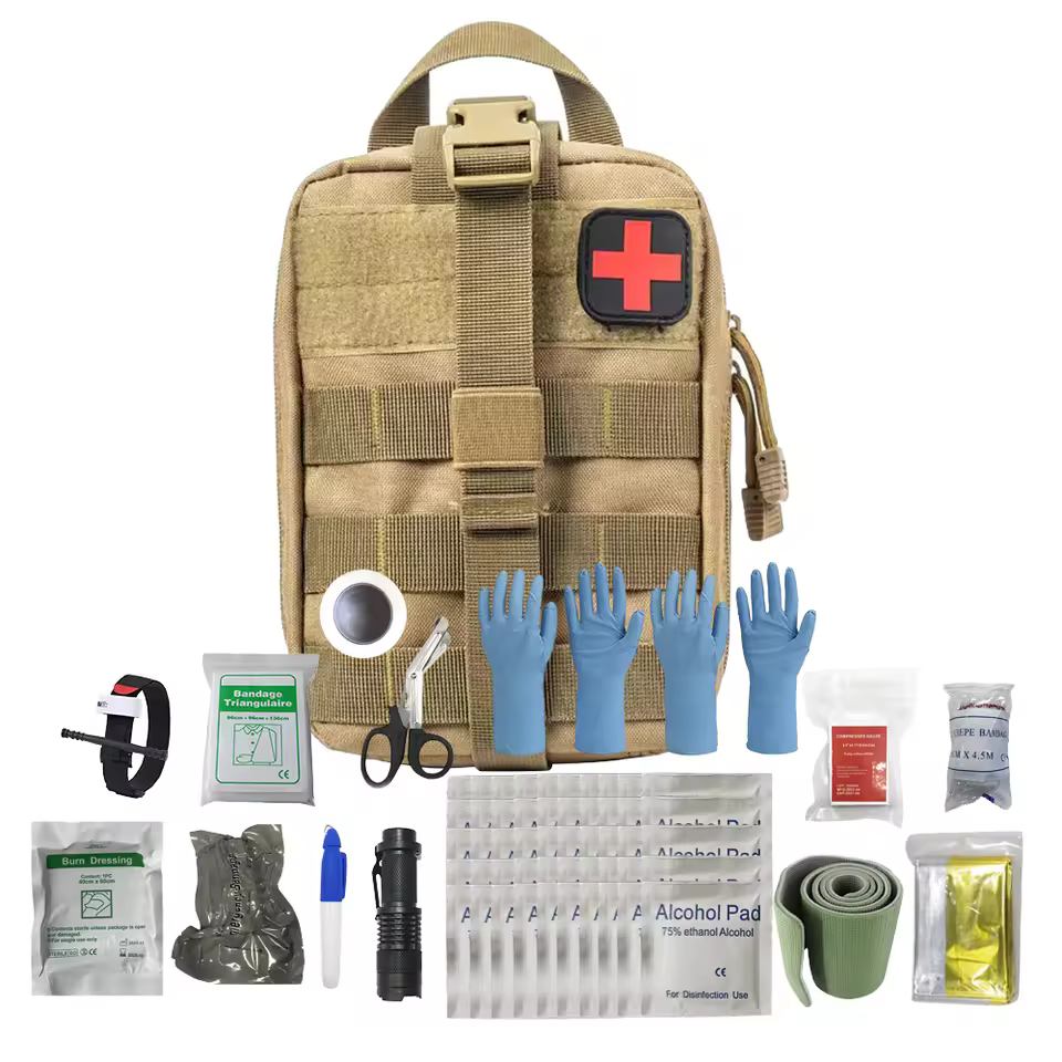 Empty Bag New Outdoor Tactical Pouch Bags Portable Emergency Survival Medical First Aid Kits For Camping Hiking Tours