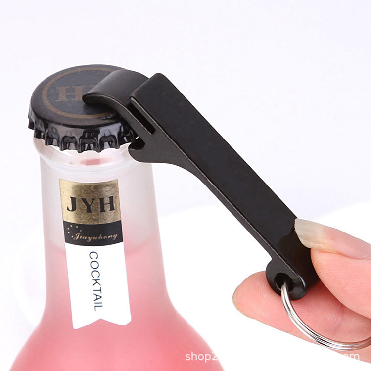 Colorful Beer Bottle Openers Premium Metal Keychain Bottle Opener Beverage Bottle Opener for Men