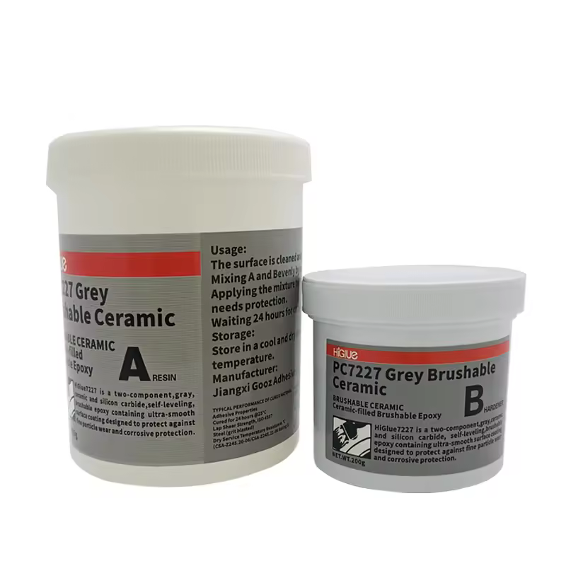 Brushable Ceramic Wear Prevention Coating Epoxy Resin 2 Part Ceramic Filled Solution For Guard Against Corrosion And Wear.