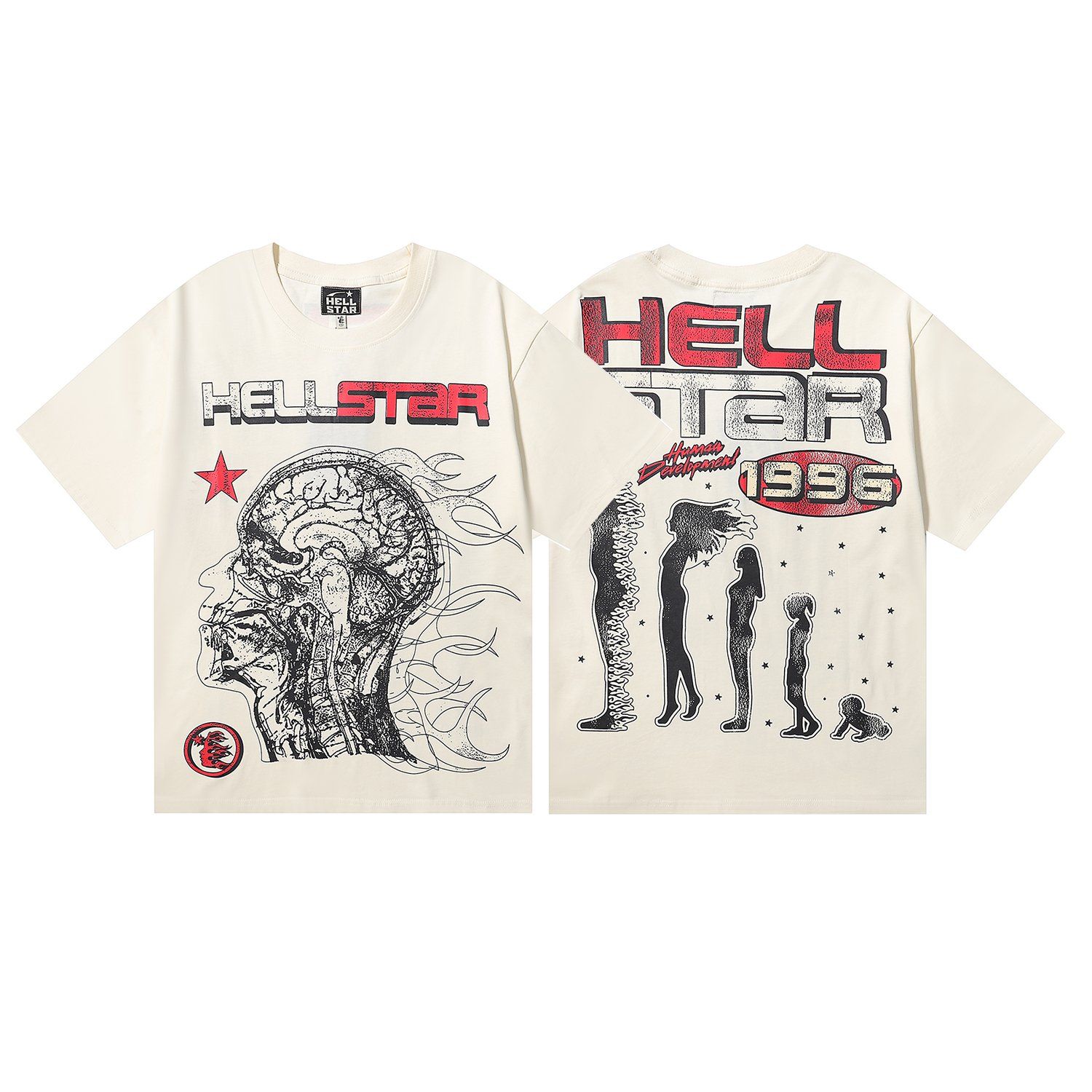 Original Hellstar Short Sleeve T Shirt for Daily Wear