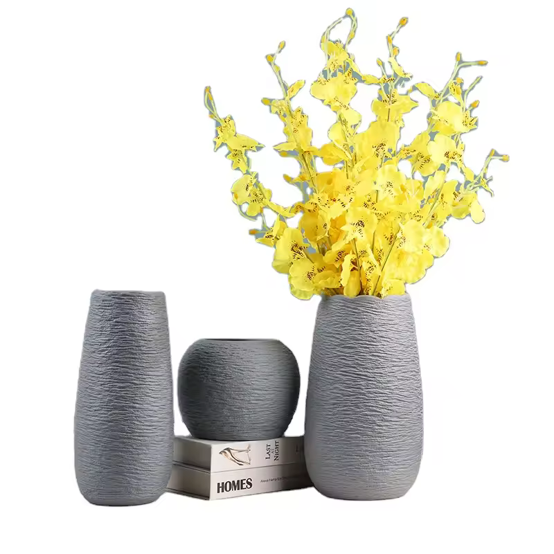 Ceramic Crafts Made In China Resin Home Decoration Living Room Garden Decoration Simple Vase