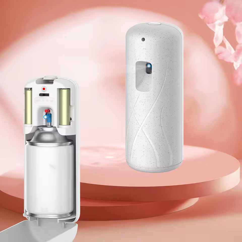 China Manufacturer Hotel Room Electric Air Freshener Machine Battery Operation 300ml Aerosol Dispenser Spay Air Freshener