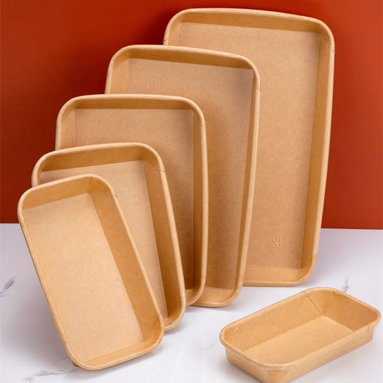 Versatile Kraft Paper Fruit Tray with Customizable Design