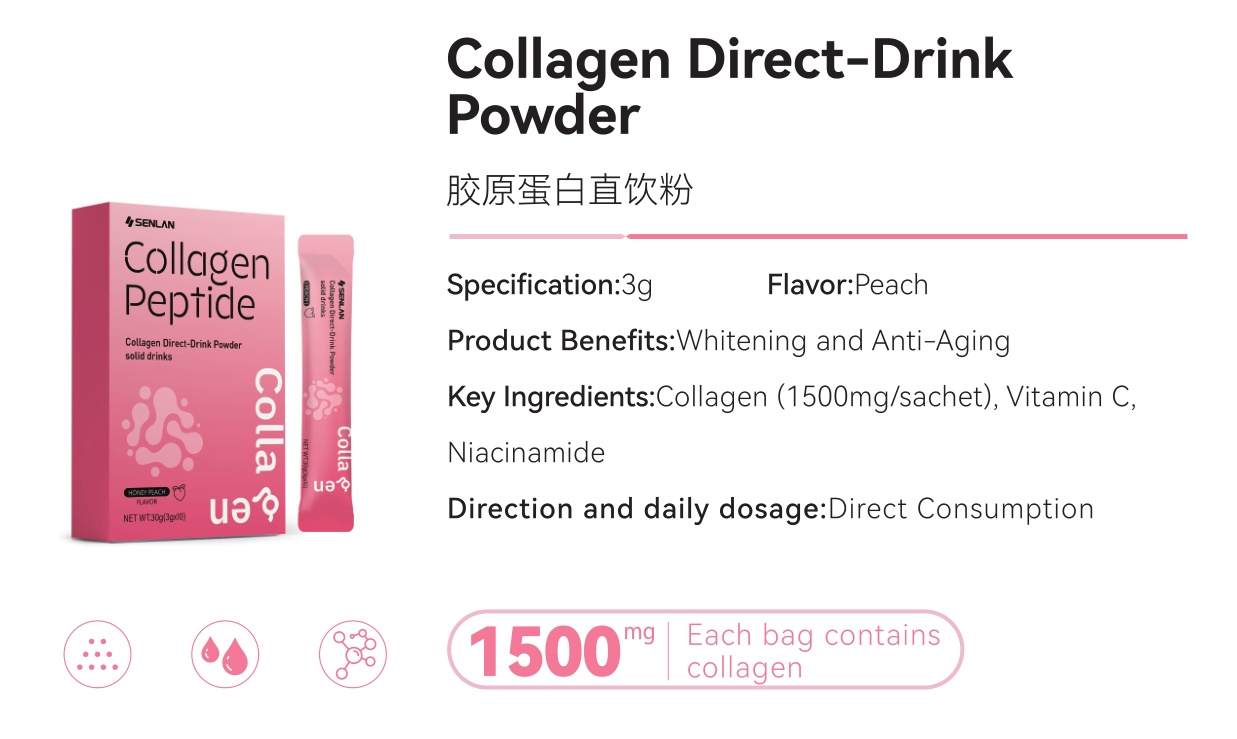 Unleash Beauty Potential Our Collagen Powder for Direct Consumption Promotes Skin Firmness and Reduces Wrinkles Collagen