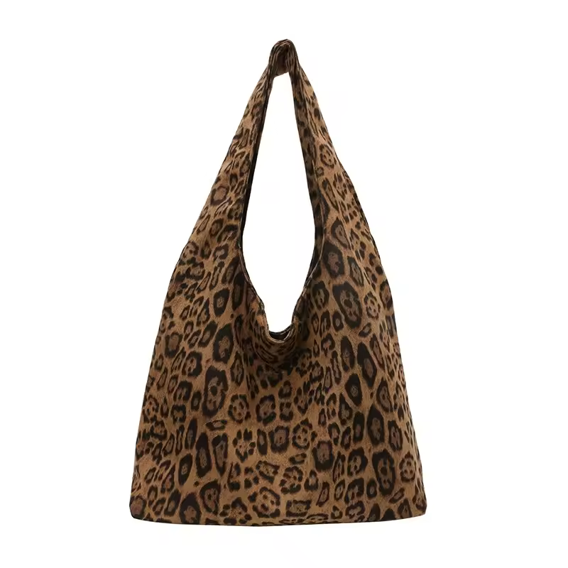 Fast Shipping Autumn Winter Collection Sling Bag Leopard Printed Shoulder Bag Women Casual Handbag