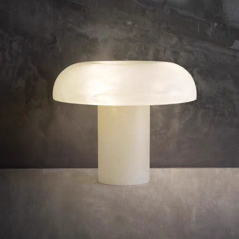 Natural Snow-Stone Table Lamp Is Suitable for Indoor Decoration Lighting Desk Lamp