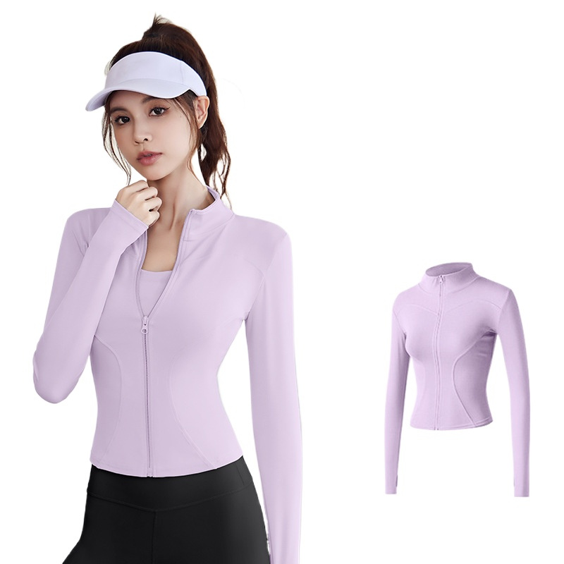 Fashionable Gym Jacket: Yoga and Running Top for Active Wear