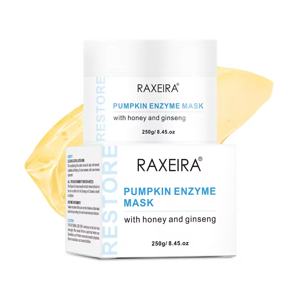 Hot Selling Intense Hydration & Anti-aging Pumpkin Enzyme Face Mask Made With Honey,Ginseng & Hyaluronic Acid