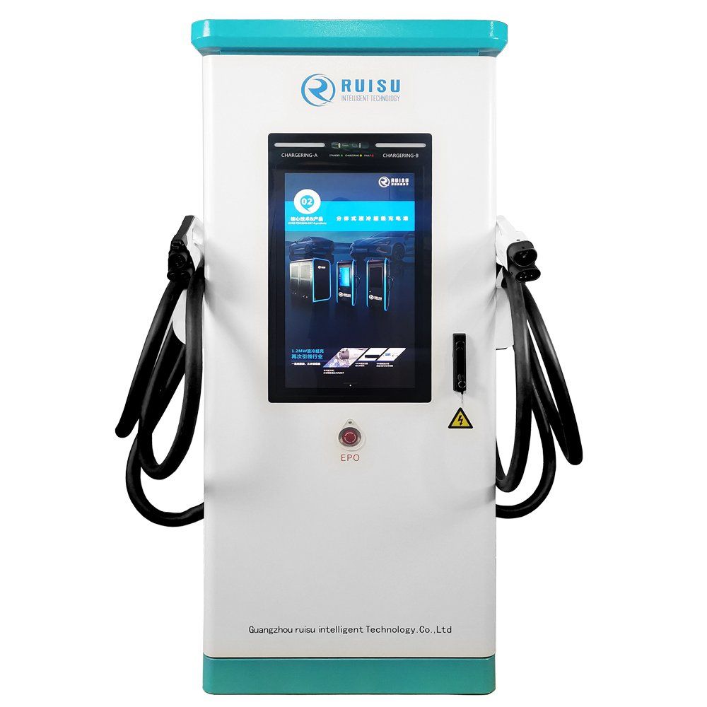 EV Charger Integrated DC 120kw CCS Type2 EV DC Charging Station