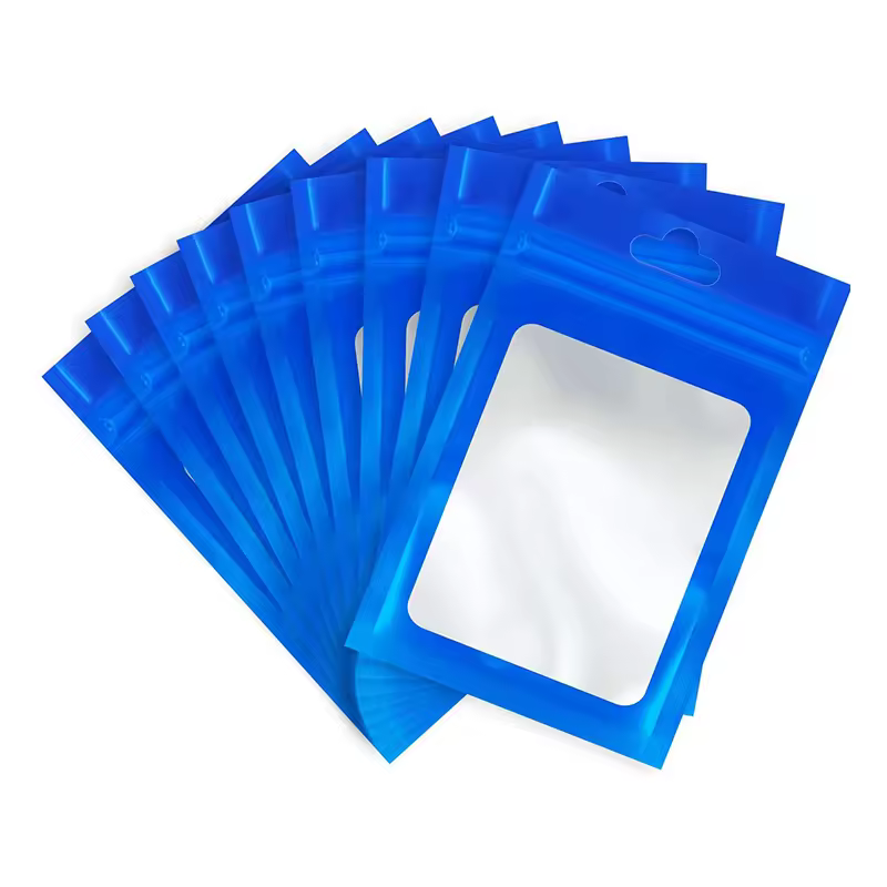 Factory Wholesale Stand Up Pouch Resealable Moisture-proof Foil Zipper Bag Clear Mylar Packaging For Gummy Candy Or Pet Food