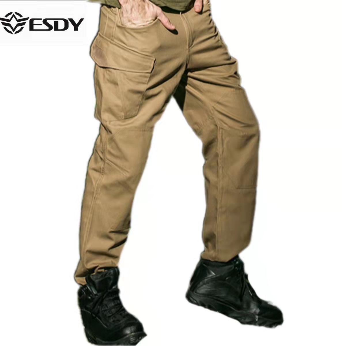 Esdy Tactical City Commuter Outdoor Hiking Solid Cargo Pant
