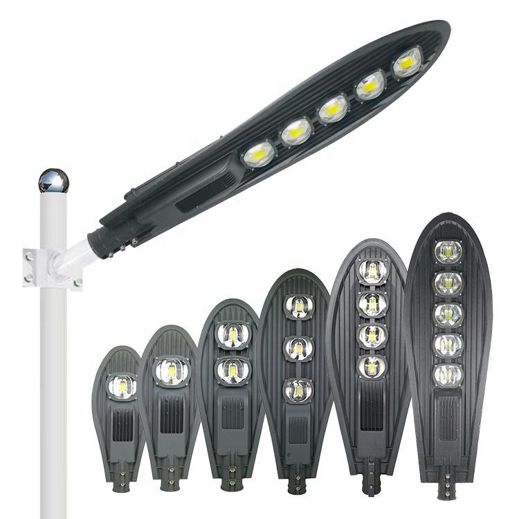 Outdoor IP66 Waterproof Aluminum COB LED Streetlight Factory Price Long Lifespan Street Lighting Photocell Public Street Lamp
