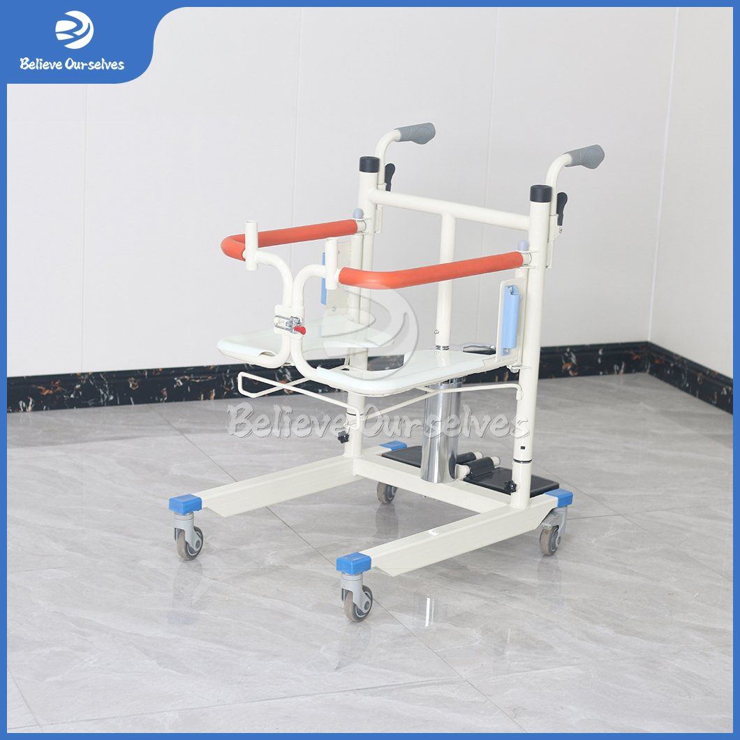 Huaren Hospital Equipment and Furniture Manufacturers Electric Sling Patient Lift China Ywj-02 Foot-Operated Hydraulic Lift Nursing Elderly Patient Lift