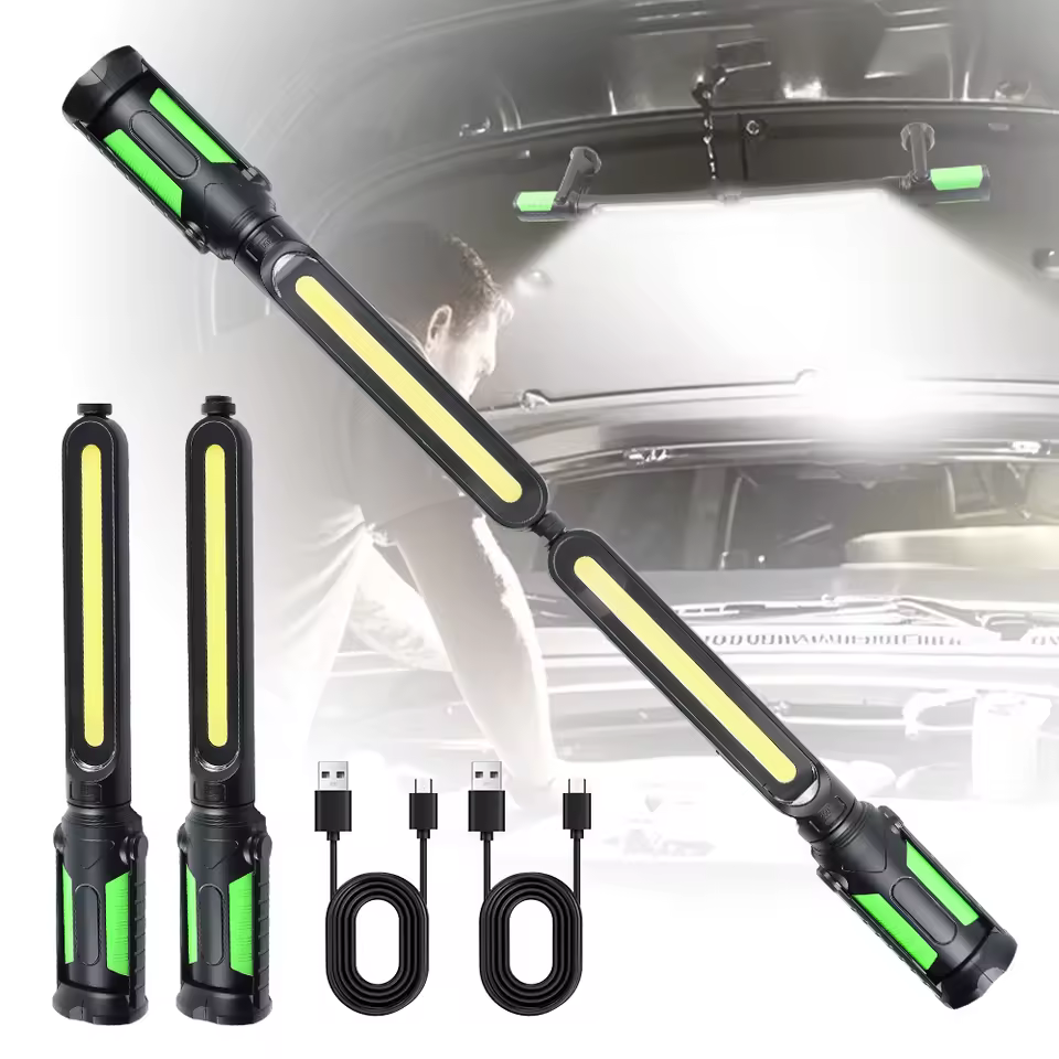 Portable Magnetic Rechargeable Work Light Hooks For Car Repair Inspection Garage Workshop Premium Underhood Emergency Lighting