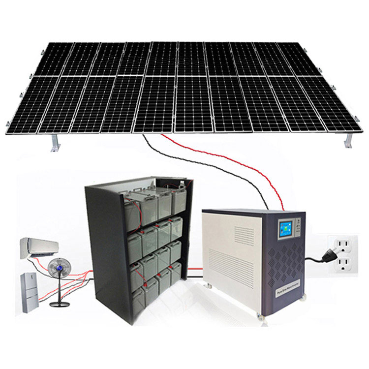 Private Label 3500W Hybrid Solar Wind System Home Electricity Tied Grid Solar Panel 300 Kw off Grid Solar System 10kw