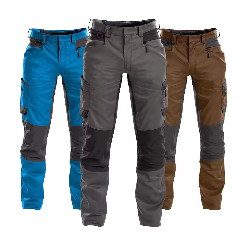 100% Cotton Canvas Heavy Duty Work Wear Pants Men Cargo Pants Men For Industry Repairmen Workshop Factory Mechanic Work Pants