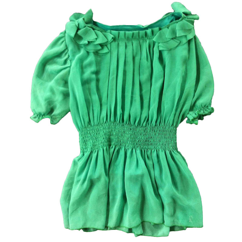 Hot Sale Donated Secondhand Silk Dresses for Ladies