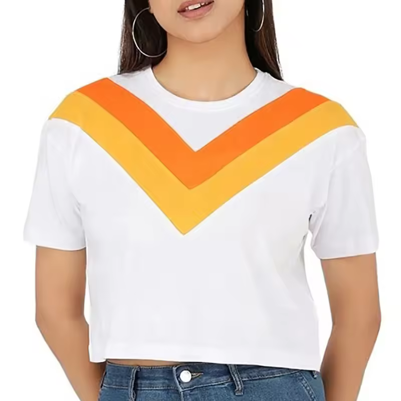 Light Weight Factory Made Women Crop Top Best Quality Women Crop Top Custom Your Own Design