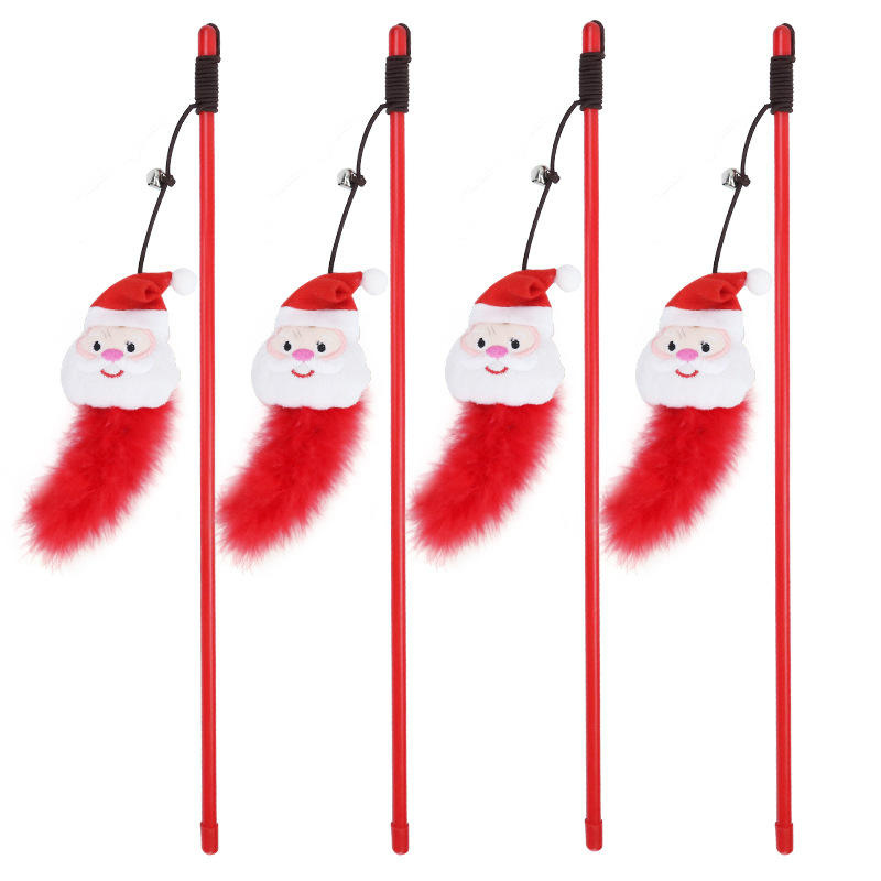 Cat Wand Toy Interactive Cat Catcher Teaser Toys Cat Fun Exerciser Playing Indoor