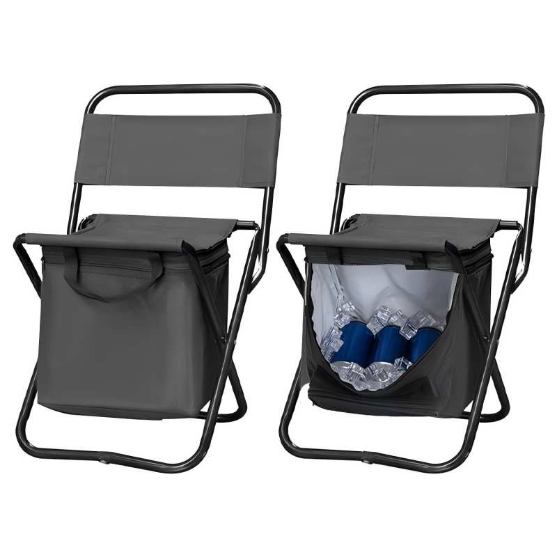 Lightweight Small Fishing Chair W/230lb Capacity