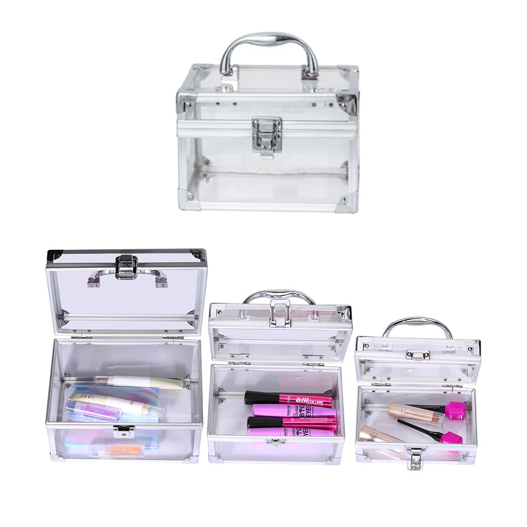 Transparent Acrylic Makeup Jewelry Storage Box Large Capacity Low MOQ