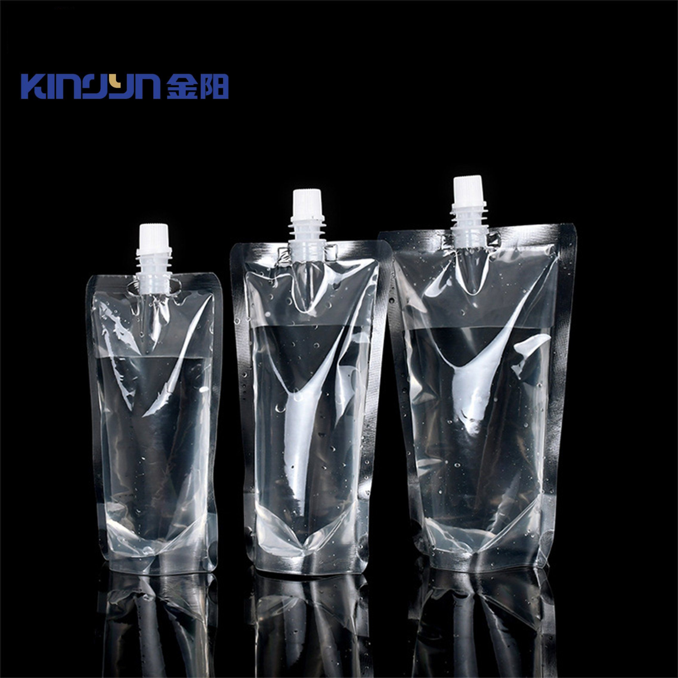 100ml/250ml/500ml Food Grade Plastic Packaging Stand up Spout Pouch for Drink/Juice Packing