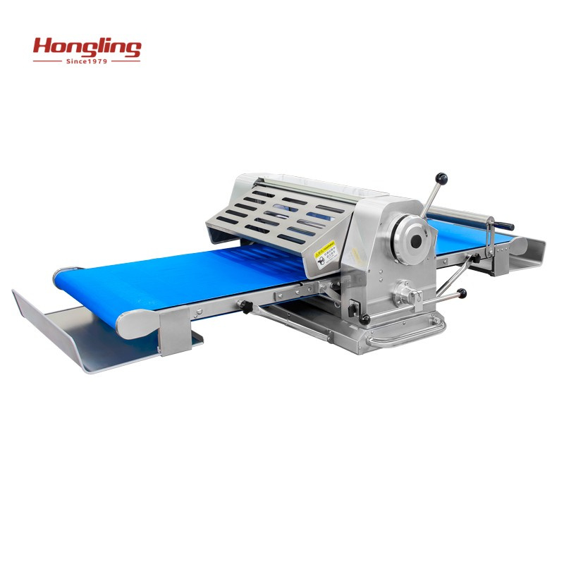 Bakery 500mm Tabletop Croissant Dough Sheeter Machine for Home Use