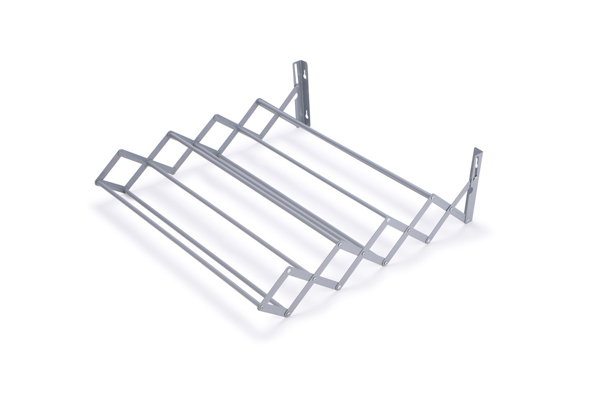 Clothes Drying Rack; Wall-Mounted, Folding, Nine Poles; L60cm