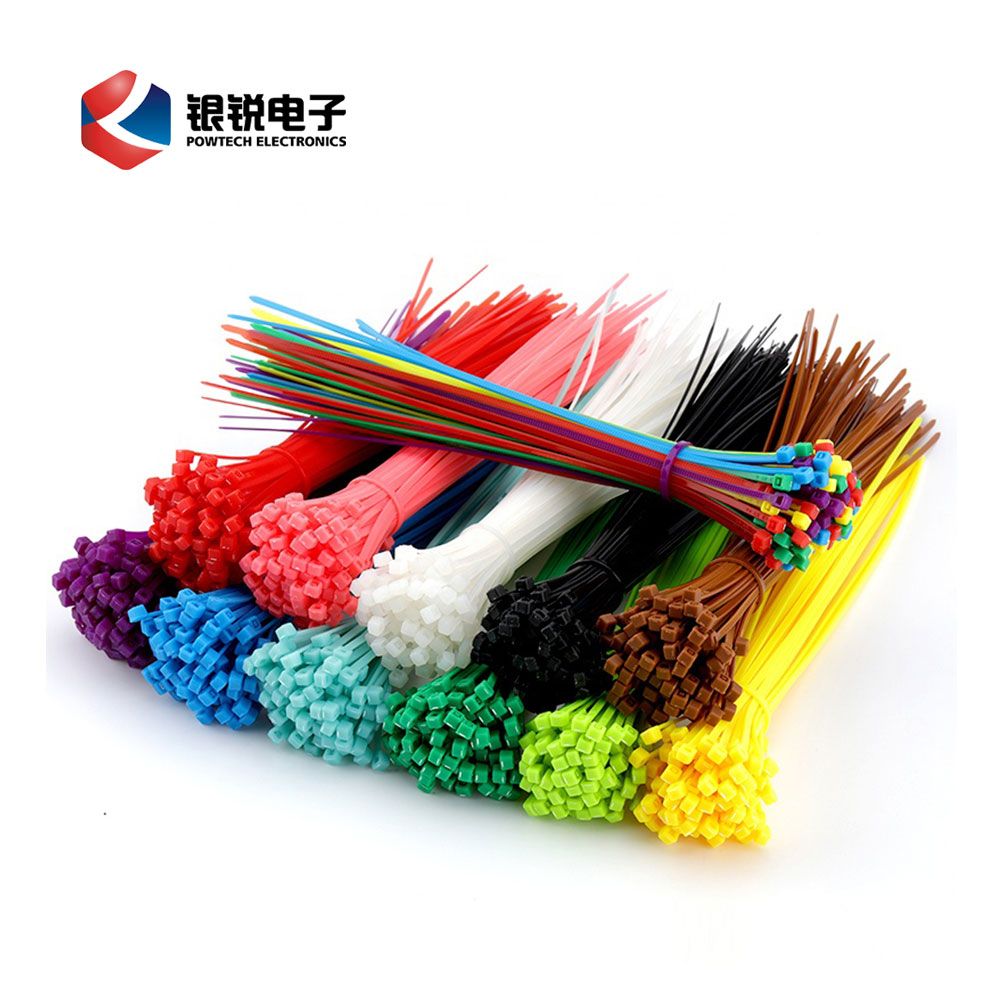 Plastic Black UV Nylon 66 Cable Tie Zip Tie Wraps Sizes Manufacturer OEM RoHS