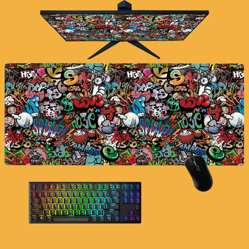 Premium Anti-wear Non-slip Extra Large Soft Gaming Mouse Desk Mat Non-slip For Home Office With Fast Shipping