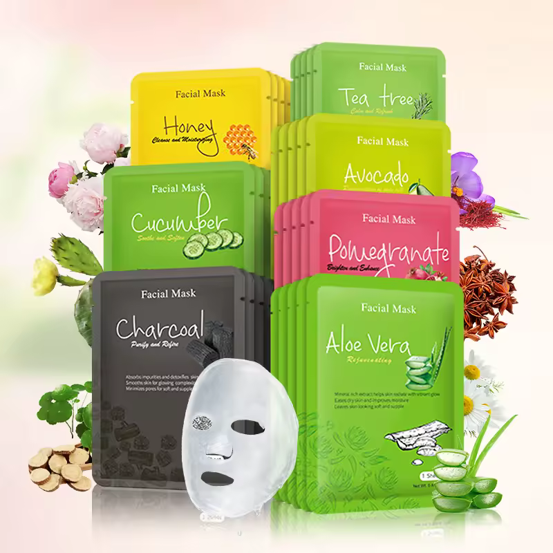 Top Seller Moisturizing Facial Powder Mask Sheet Control Blackhead Remover Whitening Facial Mask