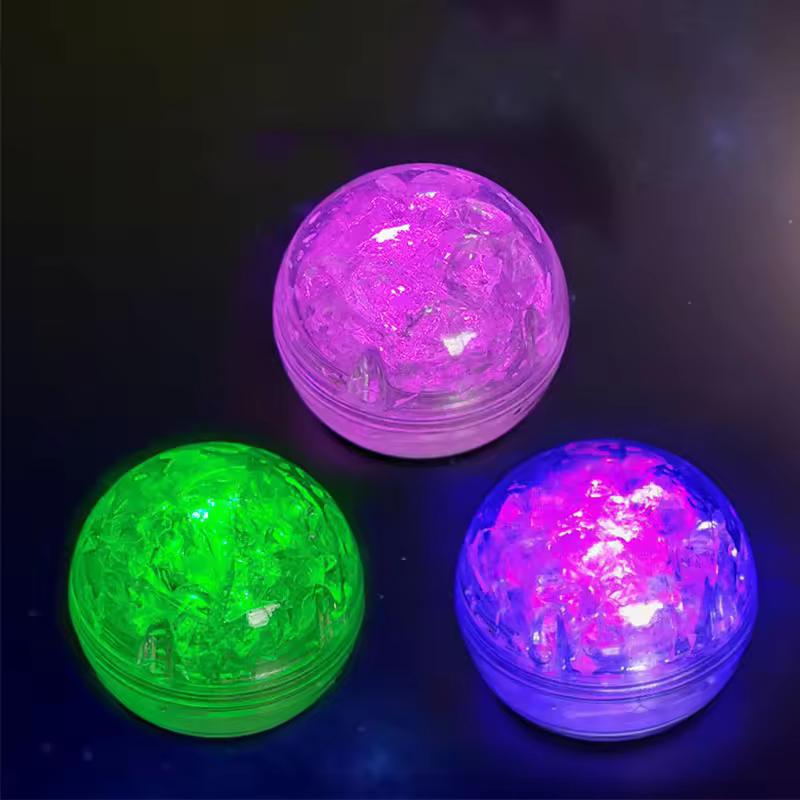 Water-activated Led Glow Ice Cubes Latest Light-up Toys For Ktv Bars Weddings Baby Bath For Graduation Valentine's Day Parties