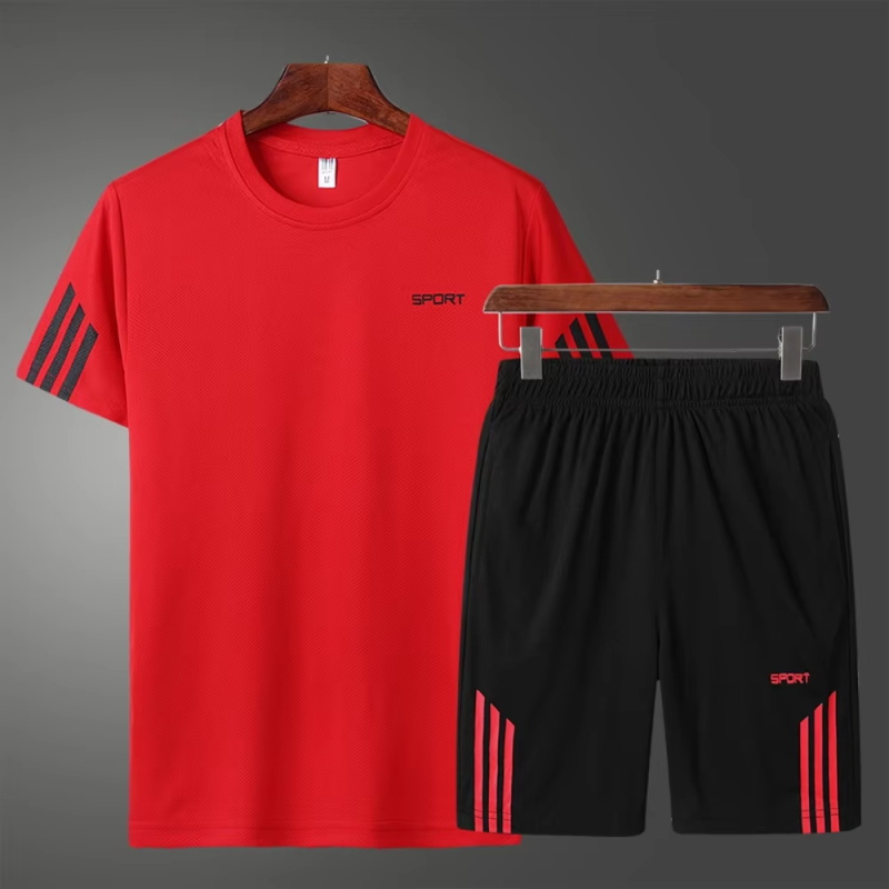 Men's Sporty T - Shirt and Shorts Set