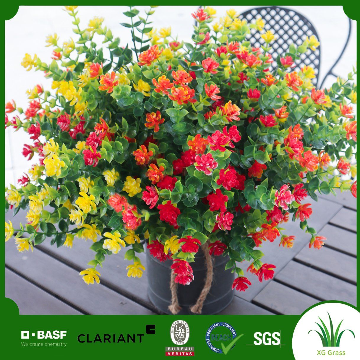 Luxury China Supplier Home Decor SGS Certificate Home Office Hotel Decoration Eucalyptus Leaves Greenery Artificial Plant