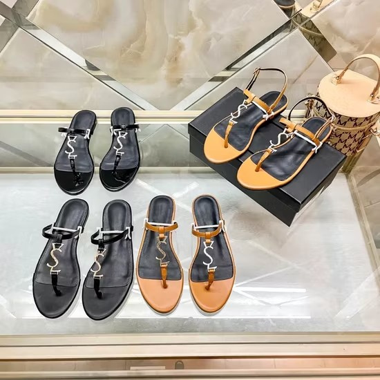 Designer Summer Slippers Women Sandals Fashion Casual Branded Shoes Flat Slides Letter Rhinestone Flip Flops Room Outdoor Beach Fashion Leather Mule Sandal