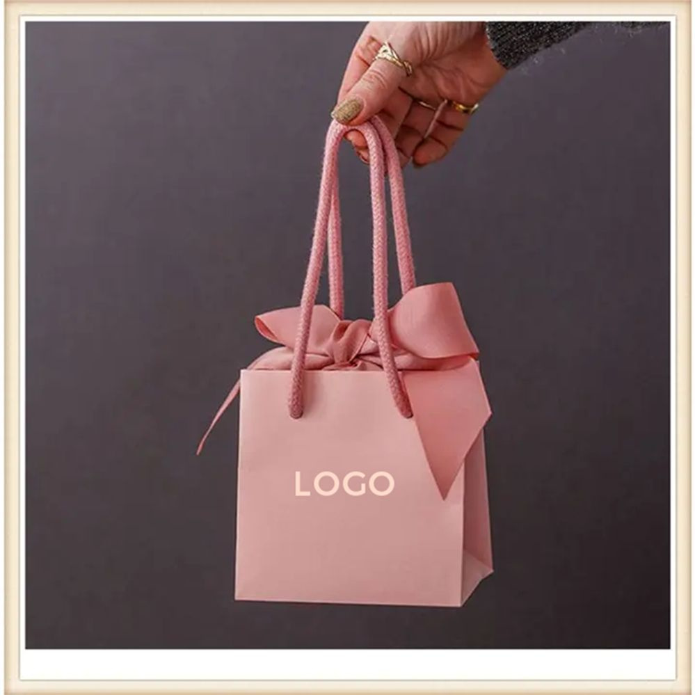 Factory Price Reusable Print Take out Shopping Kraft Paper Gift Bag for Gift Packaging