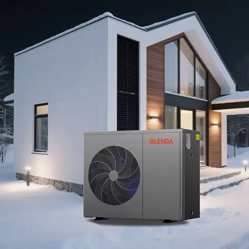 2025 R32 12kw Air Source Heat Pump Cgk-030v3l With Metal Housing 380v Evi Dc Inverter 3 Phase Household Water Heater A+++