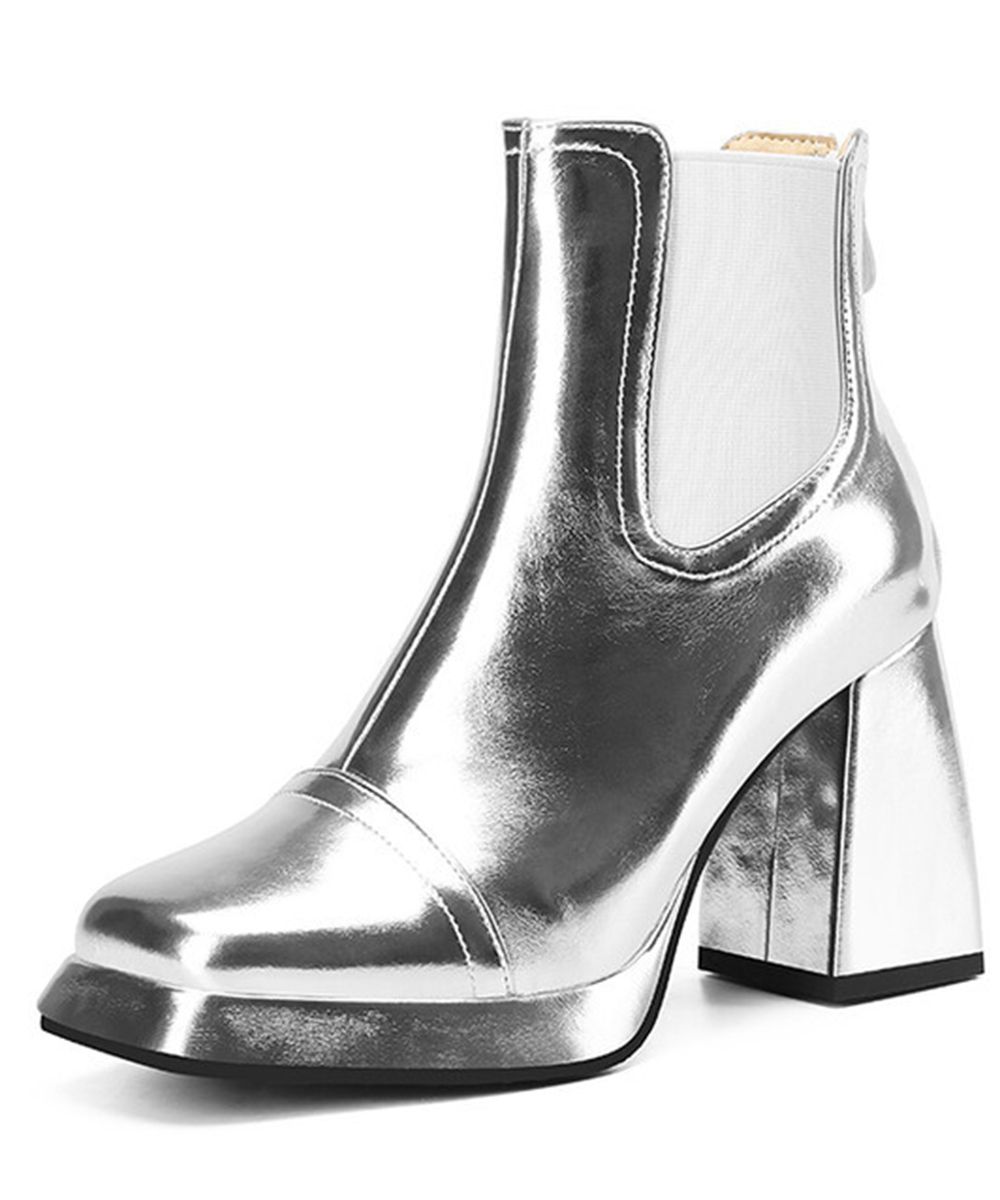 2024 Woman Boots Leather Platform Knee High Boots Shoes Thigh High Winter Shoes for Women Latest