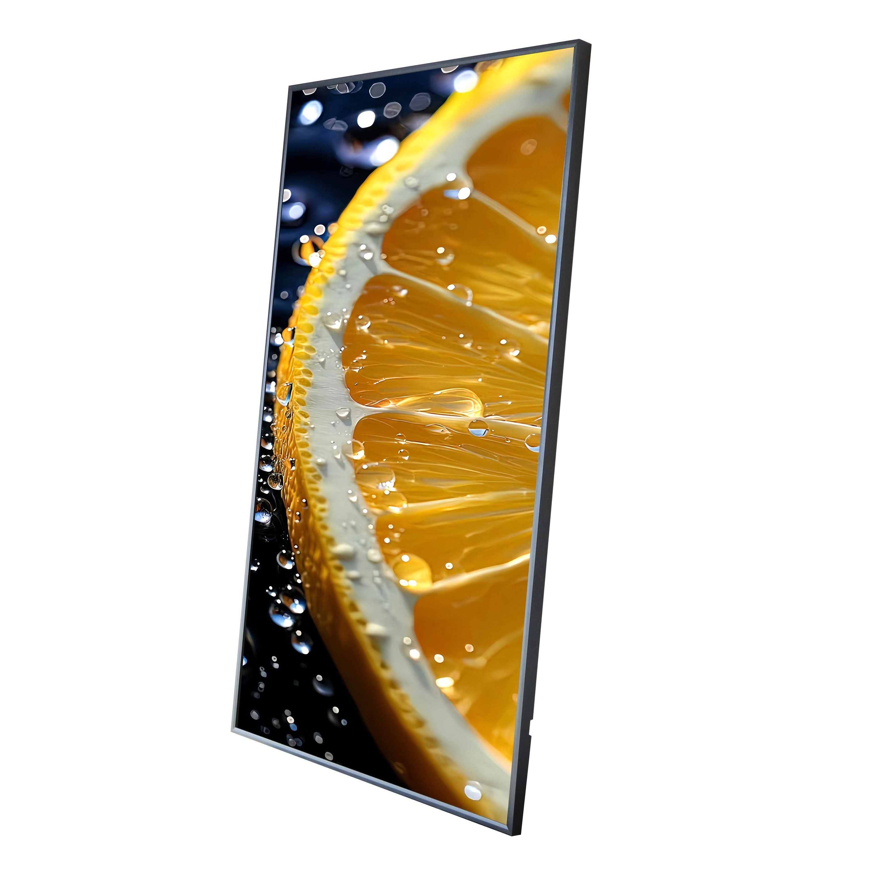 Customise 4K Anti-Glare 43 Inch 964.8*553*22mm LCD Digital Picture Frame for Canvas