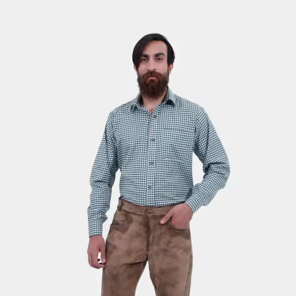 Authentic Handmade Bavarian Leather Trousers | Traditional German Lederhosen With Embroidery And Suspenders