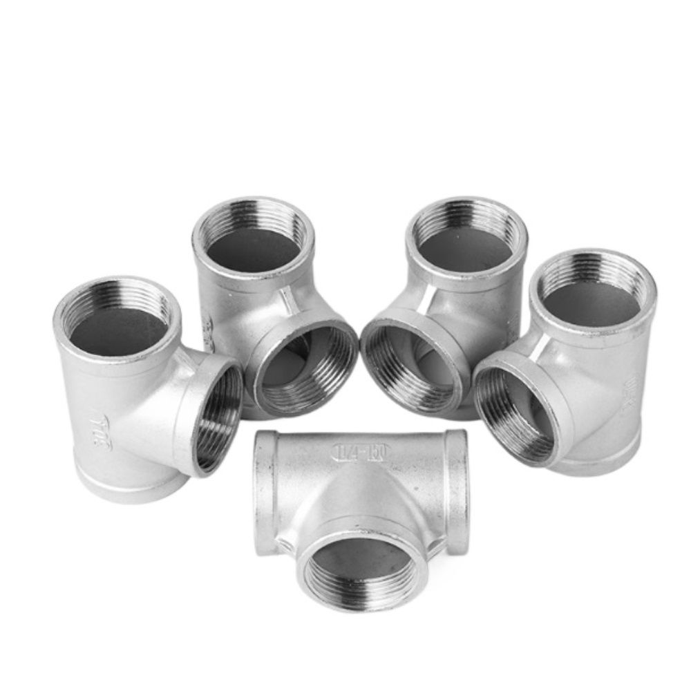 Manufacturer Direct Sales Stainless Steel Tee Elbow 45 Degree Threaded Pipe Head