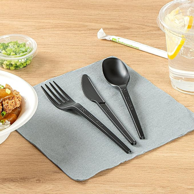 TUV Certification Biodegradable Any Color Fork Knife Cpla Cutlery